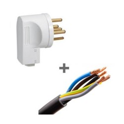 Câble électrique triphasé +...