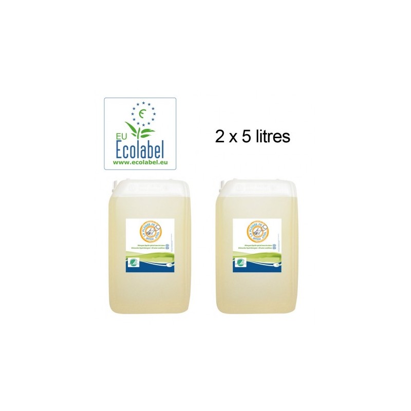 Produit Lessiviel ecolabel de lavage pour lave-vaisselle - 2 x 5 Litres