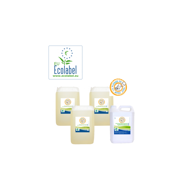 Pack ecolabel de lavage et rinçage pour lave-vaisselle